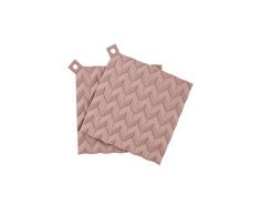 RIG-TIG HOLD-ON Topflappen, 2 Stck. -Misty Rose, Silikon, 19x1x19