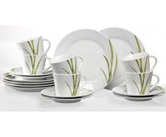 Ritzenhoff & Breker Kaffeeservice Aveda, 18-teilig, Porzellangeschirr