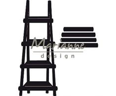 Marianne Design Craftables Stanzschablonen und Embossing, Marleens Regal, für Bastelprojekte, Papier, Metall, 0
