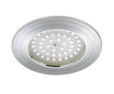 Briloner Leuchten 7206-018 LED Einbauleuchte, Einbaustrahler, LED Strahler, Spots, Deckenstrahler, Deckenspot, Lampen Wohnzimmer, led einbaustrahler 230v, Deckeneinbauleuchten, 10,5 Watt, 1000 Lumen, Badezimmer / Bad geeignet IP44,