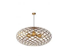 Lucide WOLFRAM Pendelleuchten, Metall, 180 W, Mattes Gold