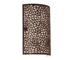 EGLO Wandleuchte Almera in Antik-Braun/Champagner 1-flammig, Stahl, 60 W