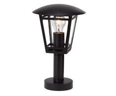 Brilliant Riley Außensockelleuchte 43cm Stehleuchte spritzwassergeschützt schwarz, 1x E27 geeignet für Normallampen bis max. 40W