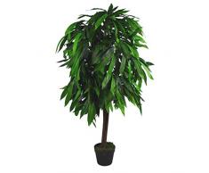 Leaf XL Kunstpflanze Mangobaum, 120 cm hoch, 120cm (4ft) Tall