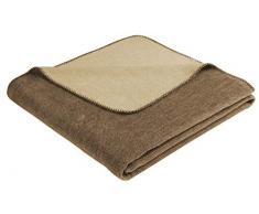 biederlack Sofa-und Sesselschoner in 50x200 cm I Salt&Pepper Karierter Sofaschoner 60% Baumwolle, 40% dralon I Made in Germany, braun, Hellbraun