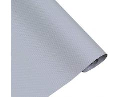 GLOW4U Eva waschbare, wasserfeste Nicht klebende Regaleinlage für Kühlschrank, Küche, Badezimmer, Schränke, Schubladen, Schrank (grau)