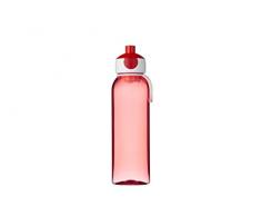 Mepal Wasserflasche Campus, Kunststoff, Rot, 6,4 x 7 x 22,2