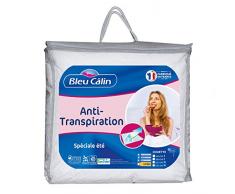 Bleu CÃ¢lin Bettdecke mit TopCool Funktionsfaser, Antitranspirant, 240x260 cm, Weiß, KTO20