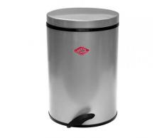 Wesco 117 212-11 Tretabfallsammler Softer, 13 Liter, silber
