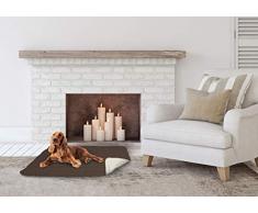 Elegant CSMARRONEPANNA60 Doubleface Hundekissen 60x100cm braun/Creme