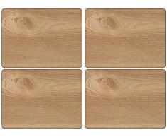 Creative Tops 4er Set Eichenfurnier Tischsets, 29,5 x 21 cm (11½ x 8¼)