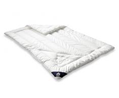 Badenia Bettcomfort Steppbett Irisette de luxe Mono Ganzjahresdecke, 155 x 200 cm, weiß