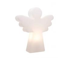 8 seasons design | Dekorationsleuchte Engel, Shining Angel Mini (E27, 40 cm, Tischleuchte, Weihnachtsdekoration Garten & Wohnzimmer) weiß