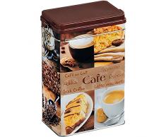 Kesper Aufbewahrungsdose, Metalldose, KÃ¼chendose, fÃ¼r Kaffee, eckig, aus Metall, MaÃŸe: 118 x 77 x 119 mm, sortiert