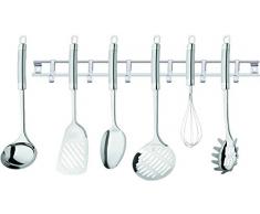 CS Kochsysteme 008765 Küchenhelfer, Edelstahl, 7-teilig, silber, 38 x 8,30 x 9,4 cm