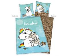 Pummel & Friends - Bettwäsche (Renforcé,135cmx200cm) - Pummeleinhorn (Keksdose)
