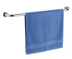 Wenko 17928100 Badetuchstange Basic XL - Haltegriff, Wandgriff, Duschgriff, Edelstahl rostfrei, 86 x 6 x 9.5 cm, Glänzend