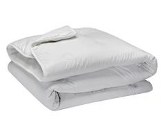 Pikolin Home - Steppdecke / Mikrofaserfüllung, contra-allergen, Perkal 100% Baumwolle, Herbst-Winter, 400 gr/m², 200 x 200 cm, Bett 120