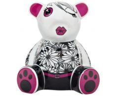 Ritzenhoff 2590010 Mini Teddy Bär D. Kupitz H12 Bank Spardose, Porzellan, bunt, 7,5 x 9,5 x 10,5 cm