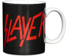 Slayer Kaffeetasse Logo, Porzellan, schwarz, 8 cm