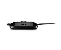 Kitchenaid Grillpfanne mit Presse, schwarz, Gusseisen, 28.5 cm