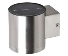 Smartwares Solar-Wandleuchte mit Sensor Außen Leuchte Lampe 0,5 W GWS-001-DS