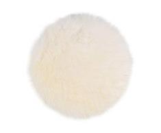 Gözze Stuhlkissen aus Schaffell, ø 38 cm, Wollweiß, 40149-00-3838