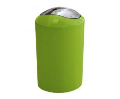 Kleine Wolke 5063625858 Glossy Schwingdeckeleimer, Grün, 20 x 30 cm