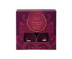 Shearer Candles Victorian Winter SN1768 Teelichter, Weihrauch und Myrrhe, Burgunderrot, 8 Stück