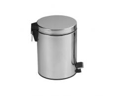 MSV 100440 Abfalleimer mit Spiegel, Polypropylen, 20 L