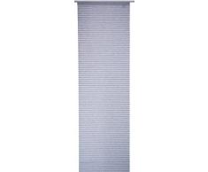 TOM TAILOR T-Broatly Lines Flächenvorhang, Polyester, anthrazit, 245 x 60 cm