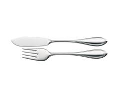 WMF Fischbesteck 2-teilig Premiere Fischgabel Fischmesser Cromargan protect Edelstahl rostfrei extrem kratzbeständig poliert