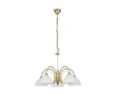 EGLO MILEA Hängeleuchte, Stahl, 200 W, messing, messing-matt