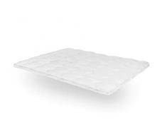 SLEEPMED 80 x 200 cm Atmungsaktiver Matratzenbezug mit Gummibändern, Matratzentopper 3D-Ventilation,Topper hypoallergen für Boxspringbetten, Doppelbetten