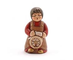 THUN Frau mit Arcolaio Krippe, klassisch, Keramik, bunt, einzigartig