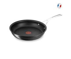 Tefal e7540642 Mehrzweck rund – Pfannen Bratpfanne rund, Pfanne, schwarz, Aluminium, Thermo-Spot, Keramik, Gas, Halogen, Induktion, versiegelte Platte