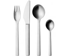 Georg Jensen GJ 106239 New York Besteck 4 Stück Matt, Edelstahl, stainless steel, 4 x 19 x 26,2 cm
