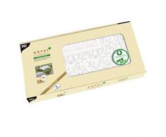 Papstar, 12 Mitteldecken, stoffähnlich, PV-Tissue ROYAL Collection Plus 100 cm x 100 cm weiss Damascato, #85787