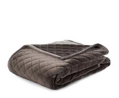 Gözze Wohn- und Kuscheldecke, Doppellagig verarbeitete Wendedecke, Gesteppt, 150 x 200 cm, Taupe, 40123-71-150200