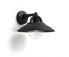 Philips myGarden Cormorant Wandleuchte, austauschbares Leuchtmittel, schwarz