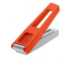 Koziol Kant, orange mit cool Gray Knoblauchpresse, Kunststoff, 26x39x165 cm