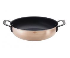 Rösle 91922 Servierpfanne Chalet Mehrschichtmaterial mit Antihaftversiegelung Proplex, Kupfer/ Schwarz, 28 cm
