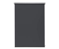 Thermo-Rollo Graphite 60x210 cm ohne Bohren Verdunkelungsrollo Seitenzugrollo Klemmrollo Blackout Silberbeschichtung