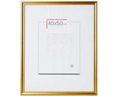 Brio Bilderrahmen, Holz, Gold, 40 x 50