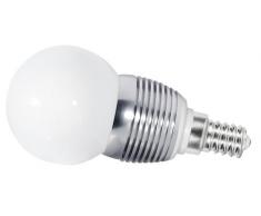 Transmedia LED Lampe, Glas, E14, warmweiß, ø 60 x 120 mm