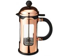 Bodum CHAMBORD Kaffeebereiter (French Press System, Auslaufschutz, Edelstahlrahmen, 0,35 liters) kupfer