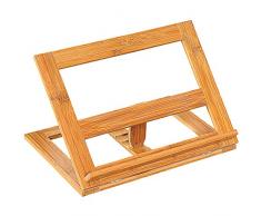 Kesper Kochbuchhalter, Bambus, Braun, 33 x 26.5 x 6 cm