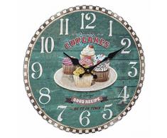 60.3045.13 TFA Vintage Wanduhr ohne Batterie Cupcakes, FS-TFA