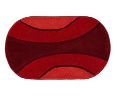 Meusch 2874468360 Badteppich Jade, Acryl, 60 x 100 x 3 cm, granat