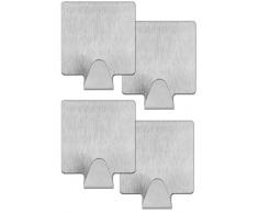 mumbi Handtuchhalter selbstklebend Handtuchhaken ohne Bohren Klebehaken Edelstahl 4 StÃ¼ck